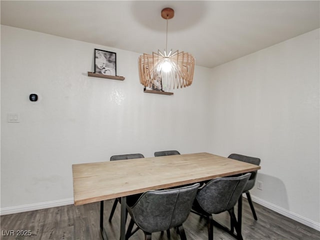 5042 S Rainbow Blvd Unit 103, Las Vegas, NV 89118 - dining area featuring wood finished floors and baseboards
