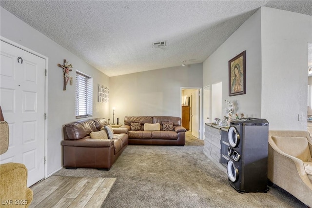729 Concrete Ct, Las Vegas, NV 89110 - living room featuring a textured ceiling and wood finished floors