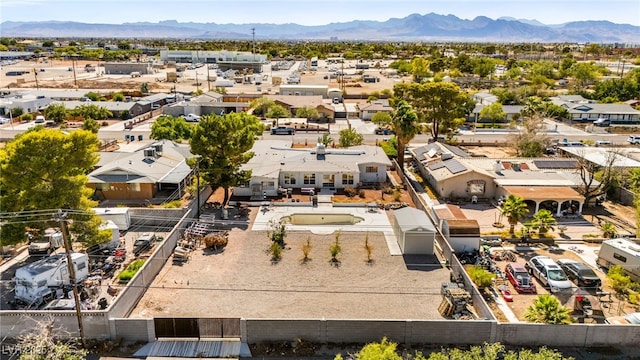 639 Lacy Ln, Las Vegas, NV 89107 - aerial perspective of suburban area featuring mountains