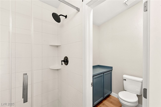 1904 Leaning Pine Way, Las Vegas, NV 89128 - full bath with a tile shower and wood finished floors