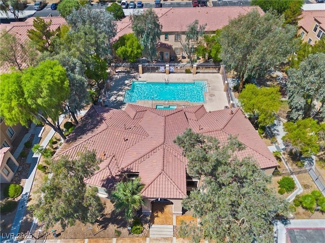 2060 Rancho Lake Dr Unit 103, Las Vegas, NV 89108 - drone / aerial view of a pool area
