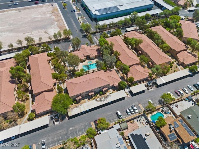 2060 Rancho Lake Dr Unit 103, Las Vegas, NV 89108 - aerial view of residential area with a pool area