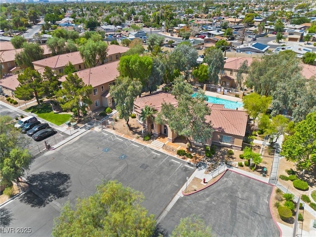 2060 Rancho Lake Dr Unit 103, Las Vegas, NV 89108 - aerial perspective of suburban area featuring a pool