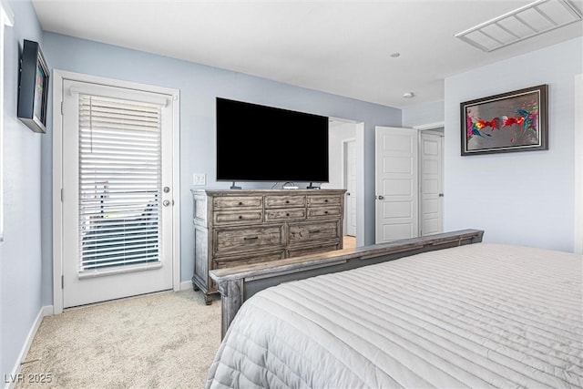 906 Cadence View Way, Henderson, NV 89011 - carpeted bedroom featuring access to exterior and baseboards