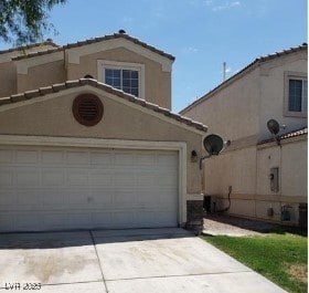 3254 Gold Run St, North Las Vegas, NV 89032 - view of front of home featuring driveway and stucco siding