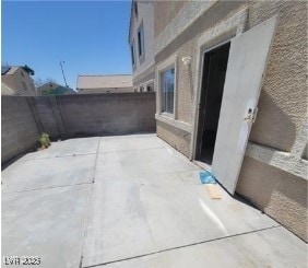 3254 Gold Run St, North Las Vegas, NV 89032 - fenced backyard featuring a patio