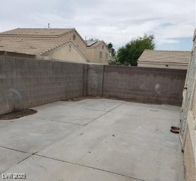 3254 Gold Run St, North Las Vegas, NV 89032 - fenced backyard featuring a patio area