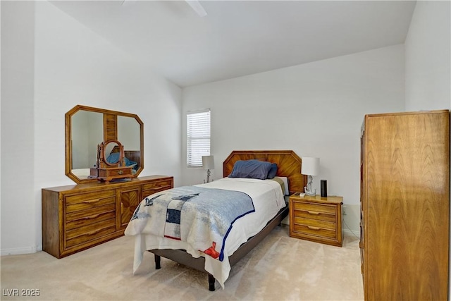 5630 Midnight Breeze St, North Las Vegas, NV 89081 - bedroom featuring light colored carpet and ceiling fan