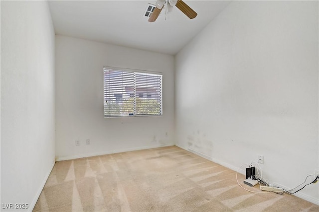 5630 Midnight Breeze St, North Las Vegas, NV 89081 - carpeted empty room with ceiling fan and baseboards