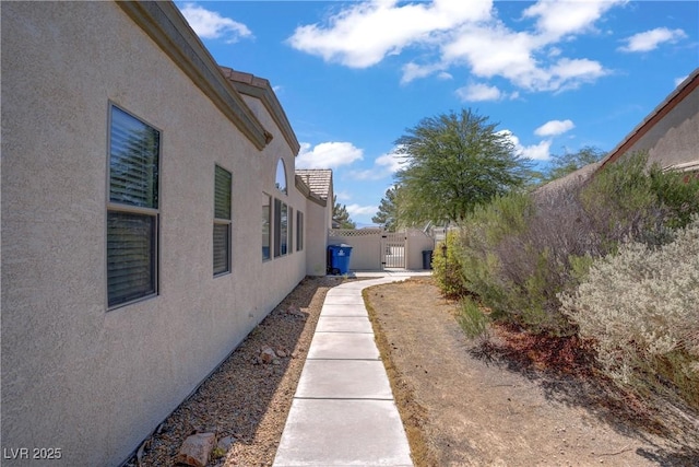 5630 Midnight Breeze St, North Las Vegas, NV 89081 - view of yard featuring a gate