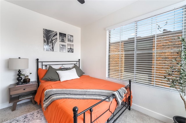 1467 Hialeah Dr Unit C, Las Vegas, NV 89119 - bedroom with light carpet and a ceiling fan