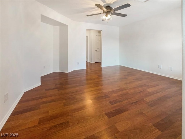 8872 Niche Ave, Las Vegas, NV 89149 - empty room featuring a ceiling fan and wood finished floors