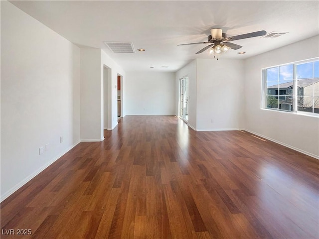 8872 Niche Ave, Las Vegas, NV 89149 - unfurnished room with a ceiling fan and wood finished floors