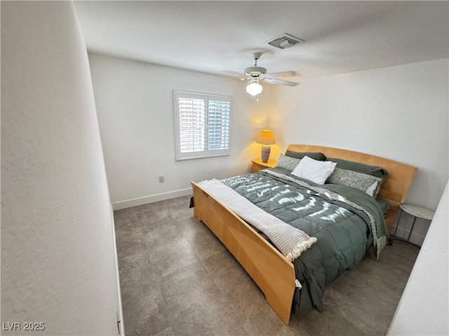 2406 Showcase Dr, Las Vegas, NV 89134 - bedroom featuring baseboards and a ceiling fan