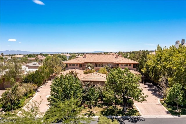 9801 Orient Express Ct, Las Vegas, NV 89145 - view from above of property