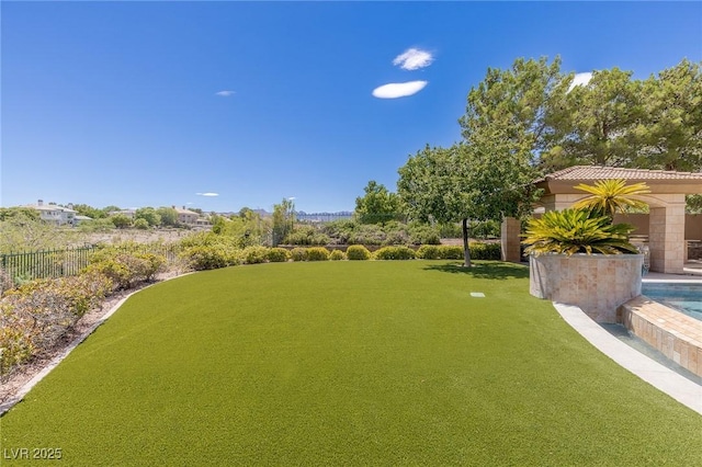 9801 Orient Express Ct, Las Vegas, NV 89145 - view of yard