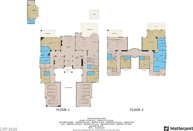 9801 Orient Express Ct, Las Vegas, NV 89145 - view of home floor plan