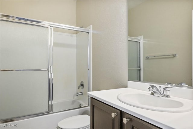 2563 Sargon St, Henderson, NV 89044 - bathroom featuring vanity and combined bath / shower with glass door