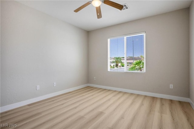 2563 Sargon St, Henderson, NV 89044 - unfurnished room with wood finished floors and ceiling fan