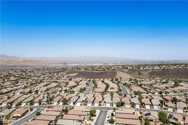 2563 Sargon St, Henderson, NV 89044 - aerial view of residential area featuring a mountainous background