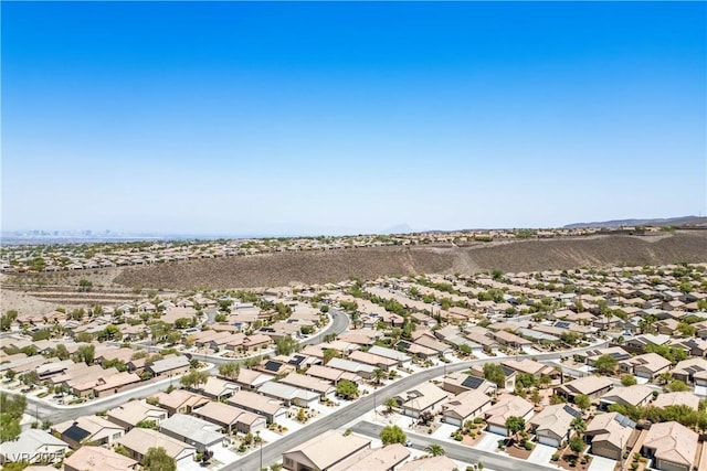 2563 Sargon St, Henderson, NV 89044 - aerial perspective of suburban area with a mountain backdrop