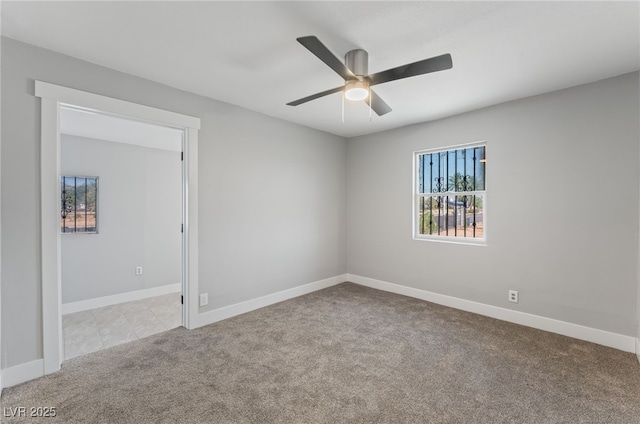 2222 N Martin L King Blvd, Las Vegas, NV 89106 - carpeted empty room with healthy amount of natural light and a ceiling fan
