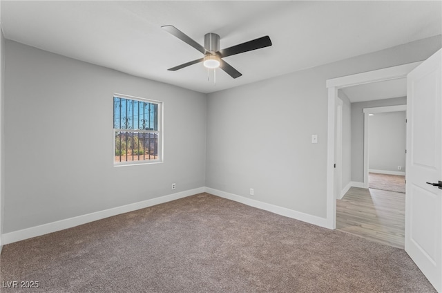 2222 N Martin L King Blvd, Las Vegas, NV 89106 - carpeted empty room featuring a ceiling fan and baseboards