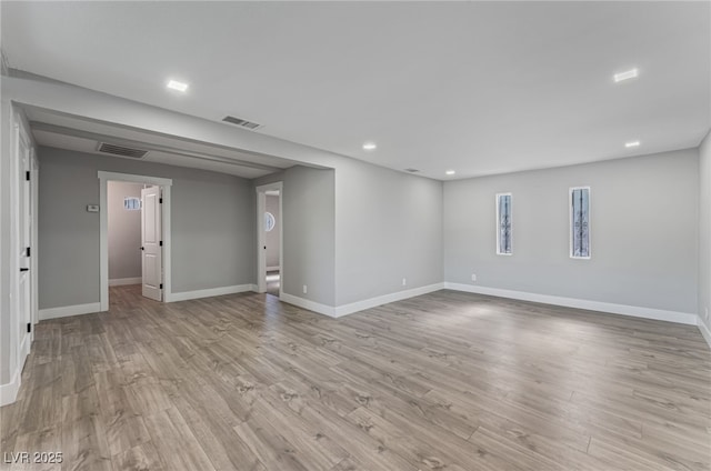 2222 N Martin L King Blvd, Las Vegas, NV 89106 - empty room featuring light wood-type flooring and recessed lighting