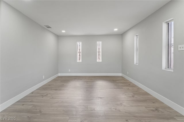 2222 N Martin L King Blvd, Las Vegas, NV 89106 - spare room featuring recessed lighting and light wood finished floors