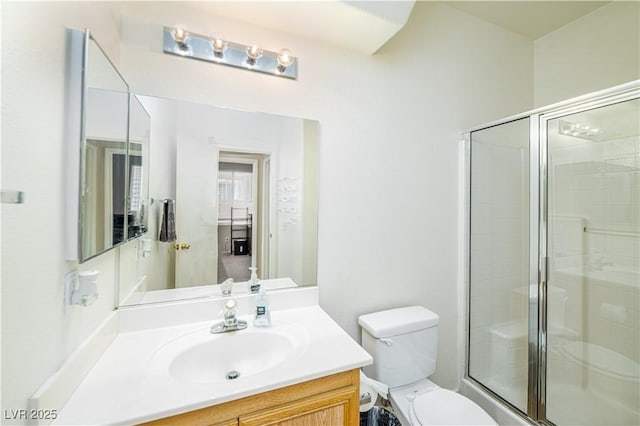1453 Evening Song Ave, Henderson, NV 89012 - full bathroom with vanity and a stall shower