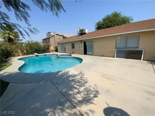 5753 E Monroe Ave, Las Vegas, NV 89110 - outdoor pool featuring a patio area and a diving board