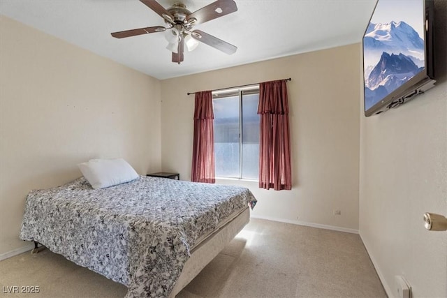 1481 Lorilyn Ave Unit 1, Las Vegas, NV 89119 - carpeted bedroom featuring baseboards and ceiling fan