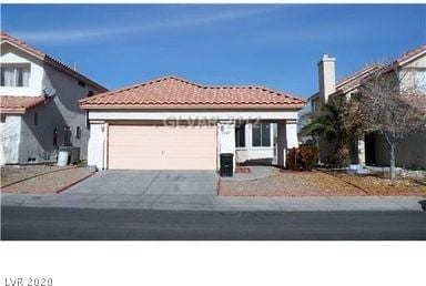6520 Lombard Dr, Las Vegas, NV 89108 - view of front of house featuring a garage