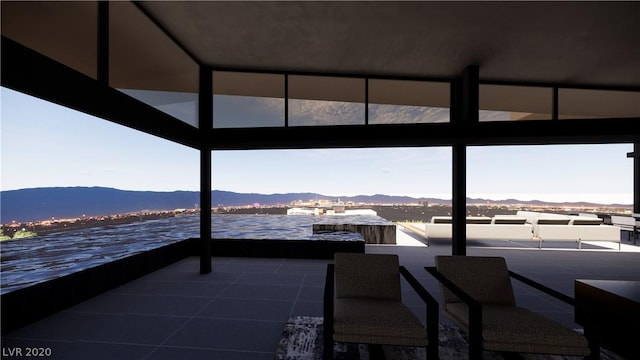 1522 Dragon Crst, Henderson, NV 89012 - view of patio with a mountain view
