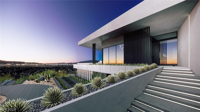 1522 Dragon Crst, Henderson, NV 89012 - view of balcony at dusk