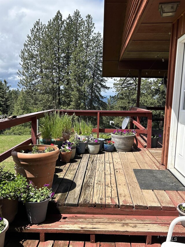 170 Red Fir Rd, Kooskia, ID 83539 - view of wooden terrace