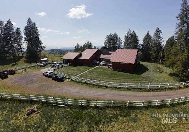 170 Red Fir Rd, Kooskia, ID 83539 - overview of rural landscape with agricultural land