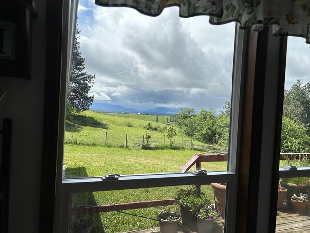 170 Red Fir Rd, Kooskia, ID 83539 - view of yard with a view of countryside and a wooden deck