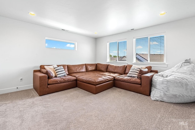 2398 N Klemmer Ave, Kuna, ID 83634 - carpeted living area with recessed lighting
