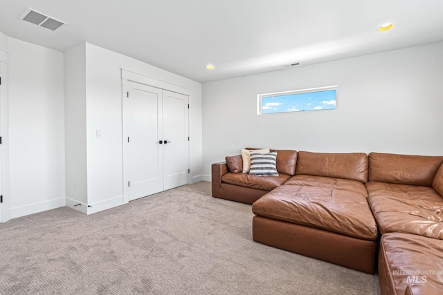 2398 N Klemmer Ave, Kuna, ID 83634 - living room featuring carpet and recessed lighting