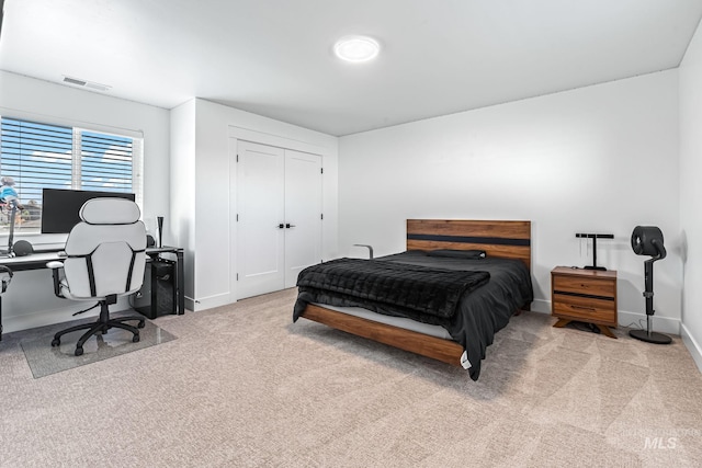 2398 N Klemmer Ave, Kuna, ID 83634 - carpeted bedroom with a desk and a closet