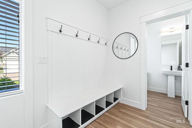 2398 N Klemmer Ave, Kuna, ID 83634 - mudroom with light wood-style floors and baseboards