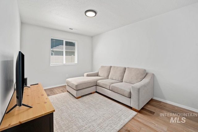 12740 Abbeygate Dr, Nampa, ID 83651 - living area featuring light wood-style floors and baseboards