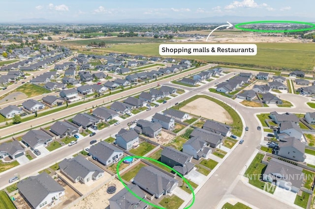 12740 Abbeygate Dr, Nampa, ID 83651 - aerial view of property's location featuring nearby suburban area