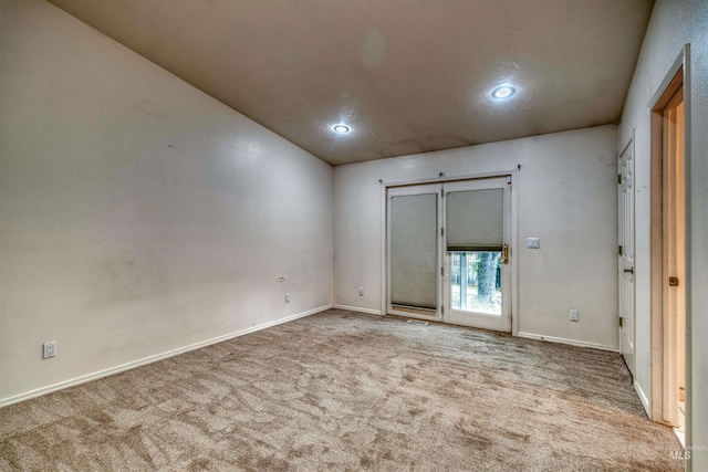 1921 Arcata Way, Ontario, OR 97914 - carpeted empty room featuring recessed lighting and lofted ceiling