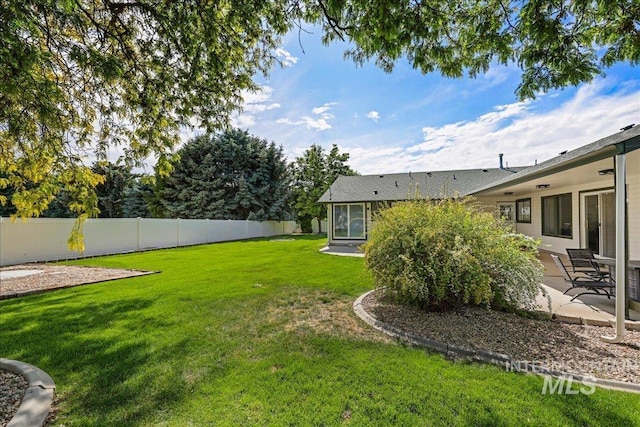 15103 Castle Way, Caldwell, ID 83607 - view of yard featuring a patio
