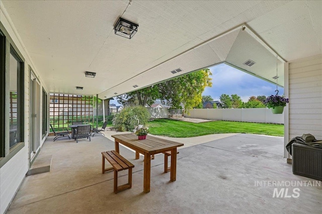 15103 Castle Way, Caldwell, ID 83607 - view of patio / terrace with outdoor dining space