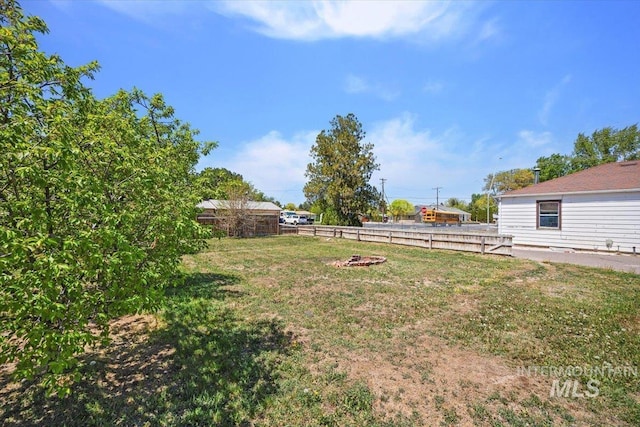359 Falls Ave W, Twin Falls, ID 83301 - view of yard with an outdoor fire pit