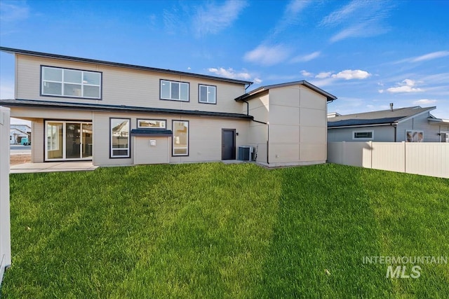 6150 S Binky Ave, Meridian, ID 83642 - rear view of property featuring cooling unit and a patio