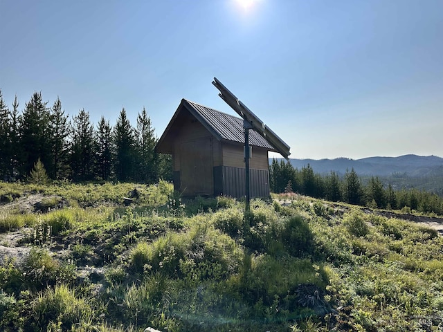 532 Warren Creek Rd, Warren, ID 83671 - view of outdoor structure featuring a mountain view